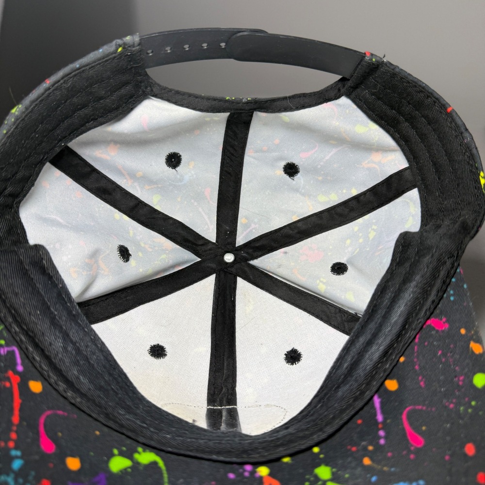 Universal Studios Black Multicolor Splatter Paint… - image 6